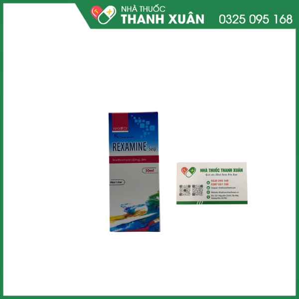 Rexamine Susp - Điều trị các bệnh nhiễm khuẩn